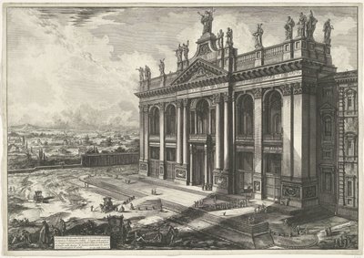 Sankt Johannes im Lateran in Rom von Giovanni-Battista Piranesi