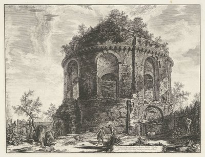 Tempio della Tosse bei Tivoli von Giovanni-Battista Piranesi