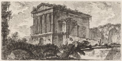 Temple of Clitumno mellom Foligno og Spoletti av Giovanni Battista Piranesi