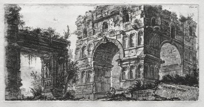 Dianas tempel av Giovanni Battista Piranesi