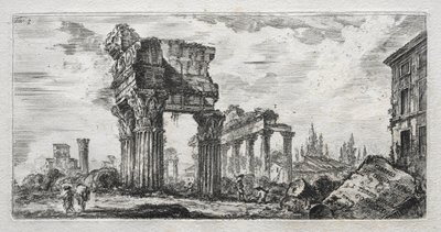 Temple of Jupiter Thunder. av Giovanni Battista Piranesi
