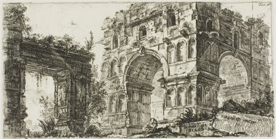 Tempel des Janus, Tafel 11 aus Einige Ansichten von Triumphbögen und anderen Denkmälern von Giovanni-Battista Piranesi