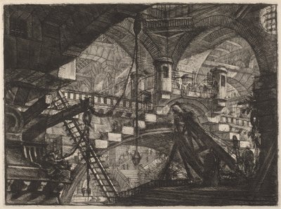 Buen med et skallpynt av Giovanni Battista Piranesi
