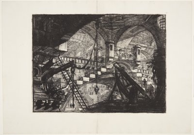 Buen med et skallpynt av Giovanni Battista Piranesi