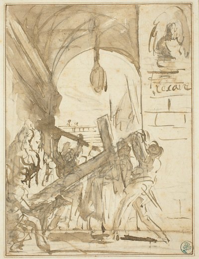 Bæringen av korset av Giovanni Battista Piranesi