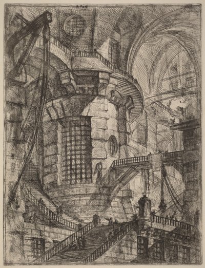 Det runde tårnet av Giovanni Battista Piranesi