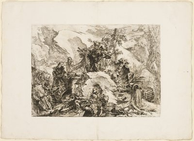 Skjelettene av Giovanni Battista Piranesi