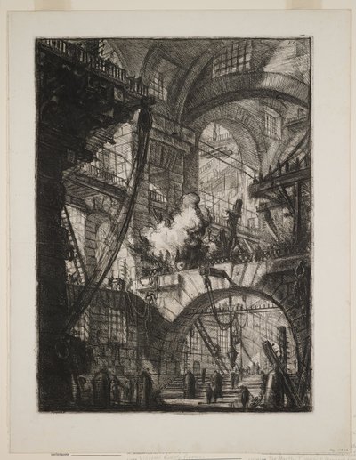 Den rykende ilden av Giovanni Battista Piranesi