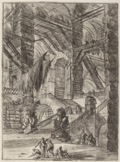 Trappen med trofeer av Giovanni Battista Piranesi