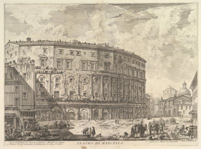 The Theatre of Marcellus Theatre of Marcellus, ca. 1757. av Giovanni Battista Piranesi