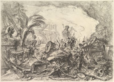 Triumfbuen, fra Grotteschi Grotesques, ca. 1748. av Giovanni Battista Piranesi