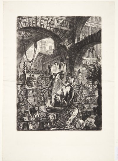 Mannen på stativet av Giovanni Battista Piranesi