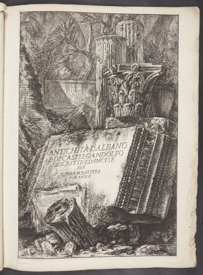 Tittelside av Giovanni Battista Piranesi