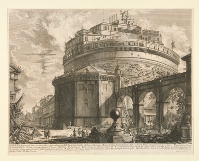 Utsikt over mausoleet d av Giovanni-Battista Piranesi