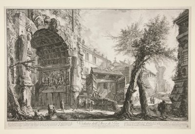 Utsikt over av Giovanni-Battista Piranesi