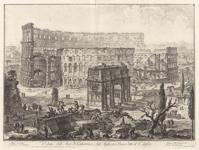 Utsikt over av Giovanni Battista Piranesi