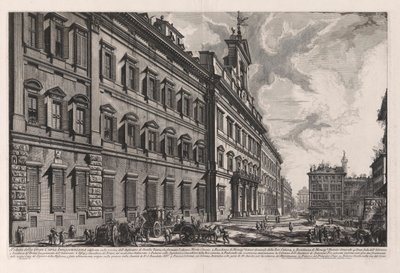 Veduta della Gran Curia Innocenziana von Giovanni-Battista Piranesi