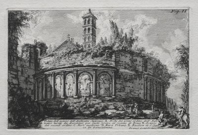 Utsikt over restene av Castranse amfiteater av Giovanni Battista Piranesi