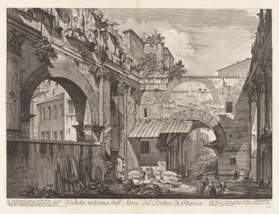 Innvendig utsikt over av Giovanni Battista Piranesi