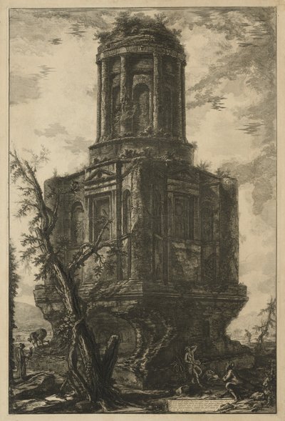 Utsikt over Roma: Graven, kalt La Connocchia, 1776. av Giovanni Battista Piranesi