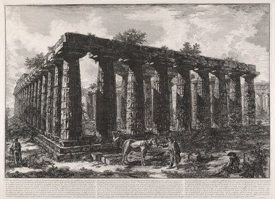 Utsikt over restene av av Giovanni Battista Piranesi