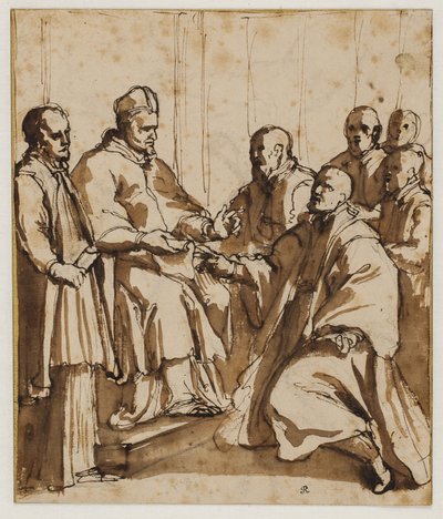 Pave Paul V utsteder oksen "Universet dominerer" av av Giovanni Battista Ricci