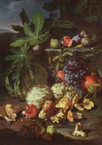 Stilleben av Giovanni Battista Ruoppolo or Ruopolo