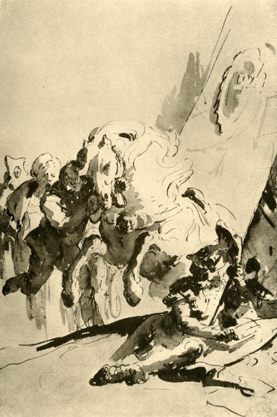 Alexander und Bucephalus, Mitte des 18. Jahrhunderts, 1928 von Giovanni Battista Tiepolo