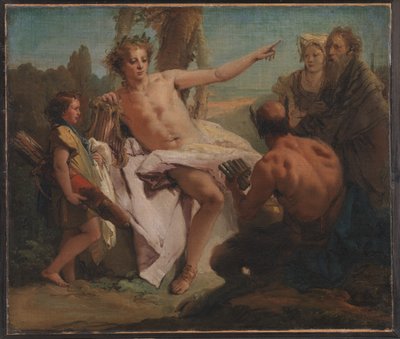 Apollo und Marsyas von Giovanni Battista Tiepolo