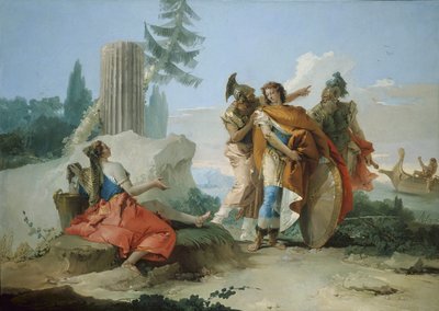 Armida von Rinaldo verlassen, 1742-45 von Giovanni Battista Tiepolo