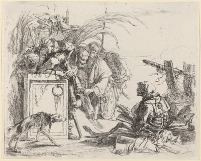 Dødsgivende publikum av Giovanni Battista Tiepolo
