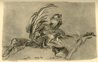 Kvinnelig faun, c1761, 1928 av Giovanni Battista Tiepolo
