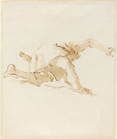 Figur på en sky av Giovanni Battista Tiepolo