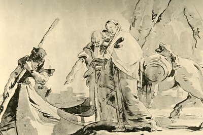 Flucht nach Ägypten, vor 1752 von Giovanni Battista Tiepolo