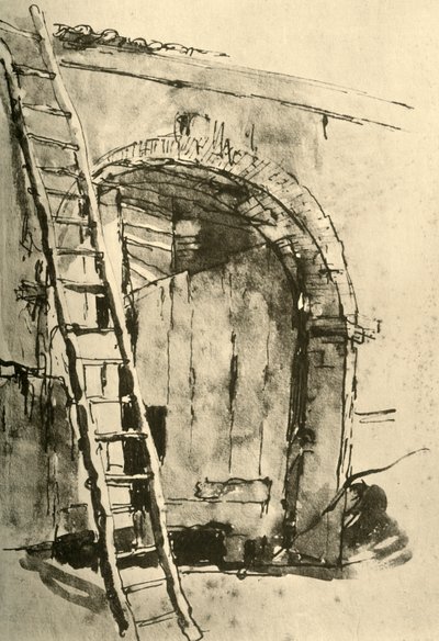 Gateway, midten av 1700-tallet, 1928 av Giovanni Battista Tiepolo