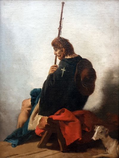 Der Heilige Rochus von Giovanni-Battista Tiepolo