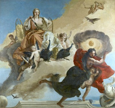 Juno und Luna von Giovanni-Battista Tiepolo