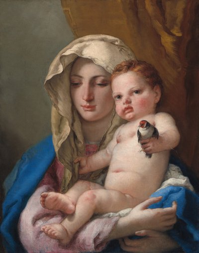 Madonna of the Goldfinch, ca. 17671770. av Giovanni Battista Tiepolo