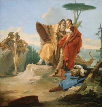 Rinaldo und der Magier von Ascalon, 1742-45 von Giovanni Battista Tiepolo