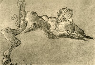 Satyr med vinkanne, c1761, 1928 av Giovanni Battista Tiepolo