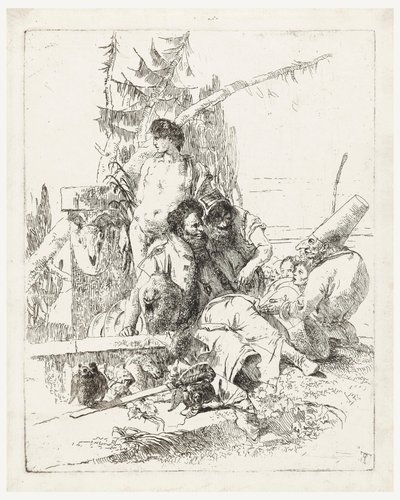 Fantasy vitser av Giovanni Battista Tiepolo