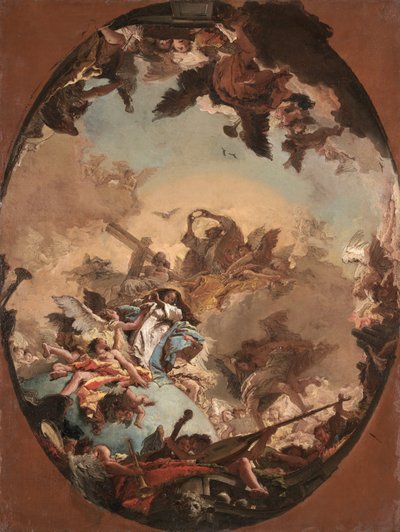 Die Krönung der Jungfrau von Giovanni-Battista Tiepolo