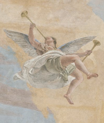 The Fall of the Demons, Stories of Scipio, detalj, 1731 av Giovanni Battista Tiepolo