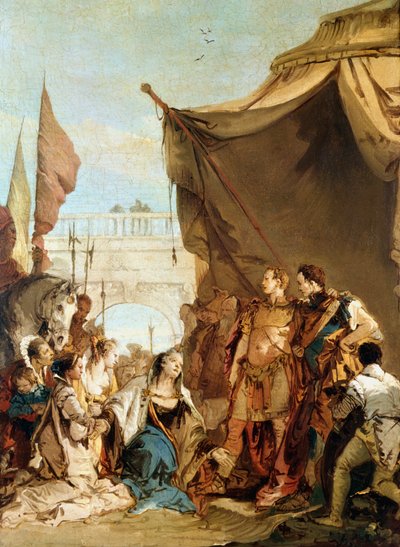 Die Familie des Darius vor Alexander, 333 v. Chr., ca. 1745 von Giovanni Battista Tiepolo