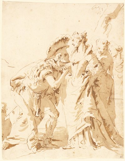Møtet mellom Antony og Cleopatra av Giovanni Battista Tiepolo
