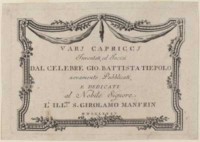 Tittelside av Giovanni Battista Tiepolo