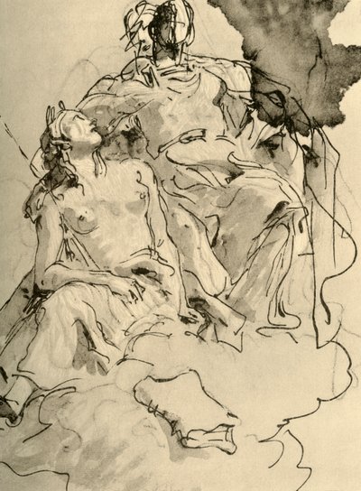 To kvinner, midten av 1700-tallet, 1928 av Giovanni Battista Tiepolo