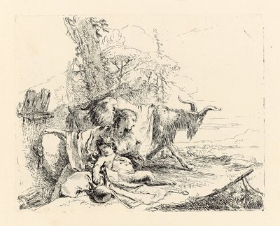 Vari Capricci, før 1750 av Giovanni Battista Tiepolo