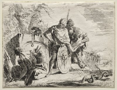 Ulike Caprices: Astrologen og den unge soldaten av Giovanni Battista Tiepolo