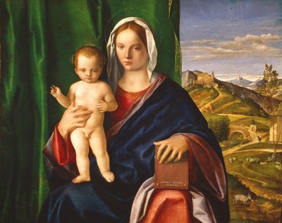 Madonna og barn, 1509 (Olje på panel) av Giovanni Bellini